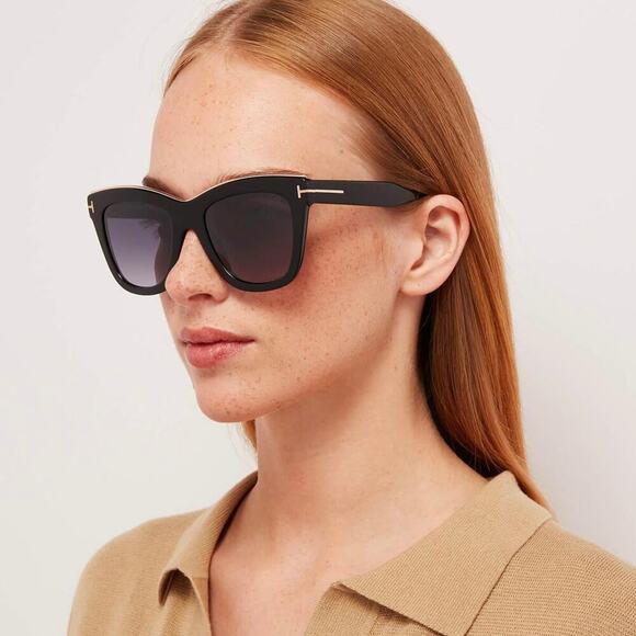 New, TOM FORD Julie Sunglasses TF685 01C Authentic main image 13